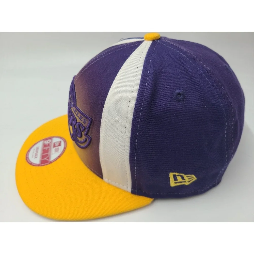 Los Angeles Lakers Iron Man Marvel New Era‎ 9Fifty Snapback Hat Cap NBA Purple
